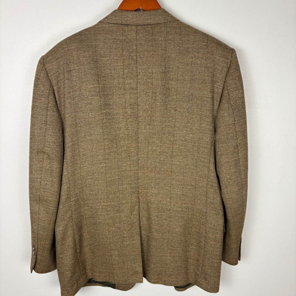 Jos. A. Bank Executive Collection Brown Wool Blend Blazer Jacket - Size 43 R - Picture 7 of 9